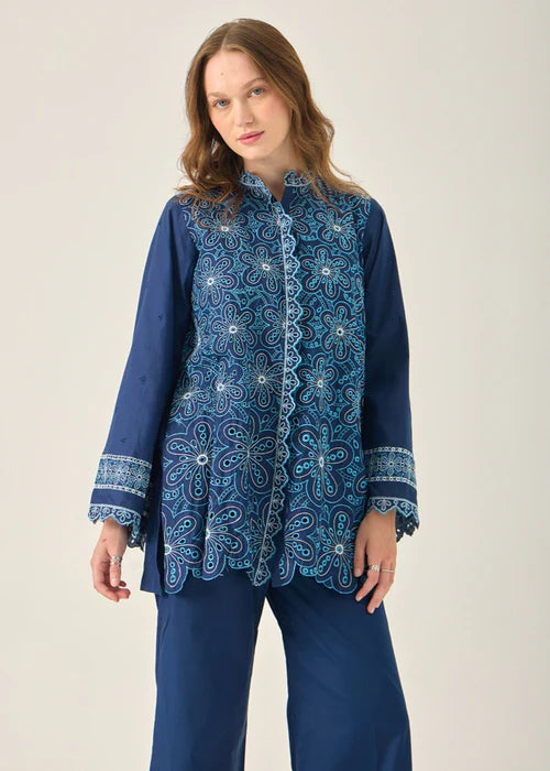 Civra – Embroidered 2Pc Co-ords Set - Kiara