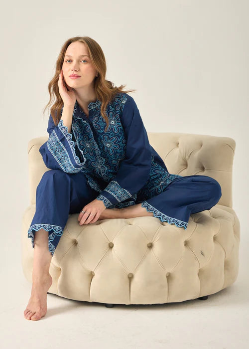 Civra – Embroidered 2Pc Co-ords Set - Kiara