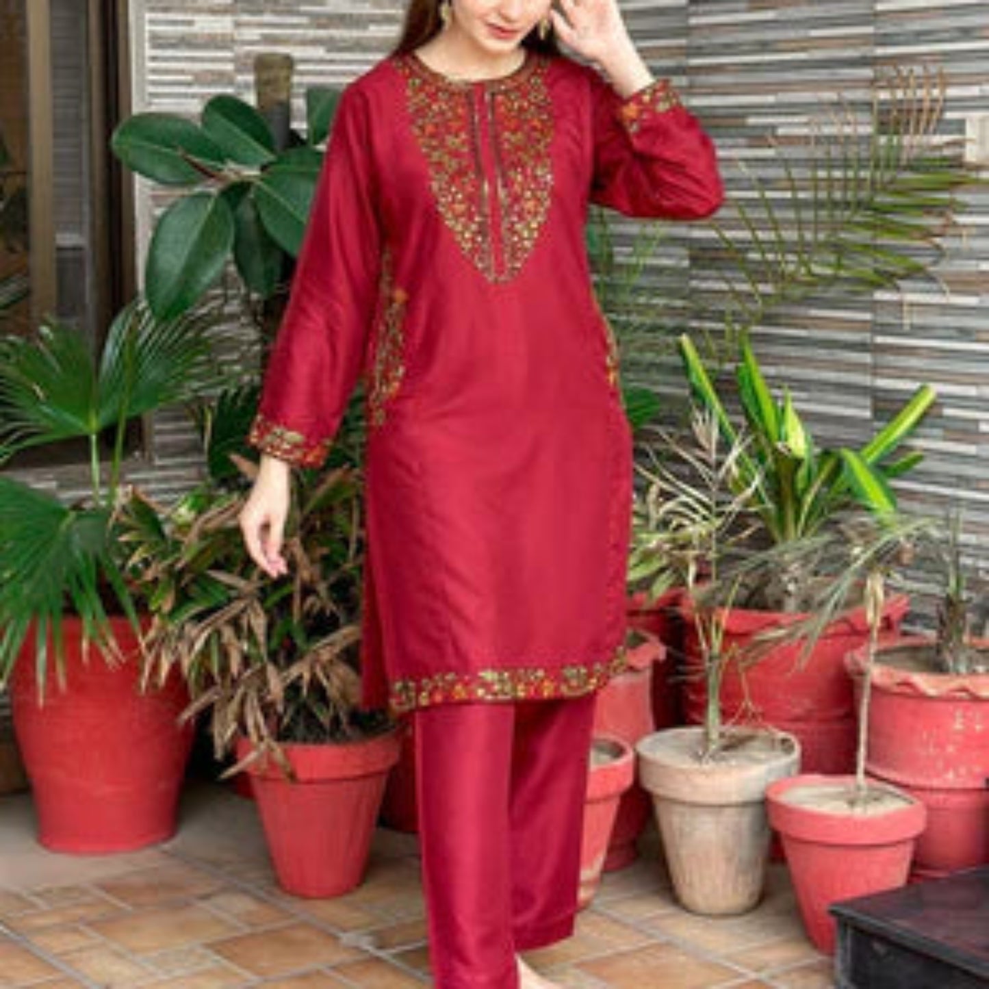 Maroon Sequence - Tawakal Closet  ID: HIJ1009