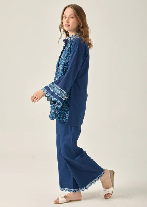 Civra – Embroidered 2Pc Co-ords Set - Kiara
