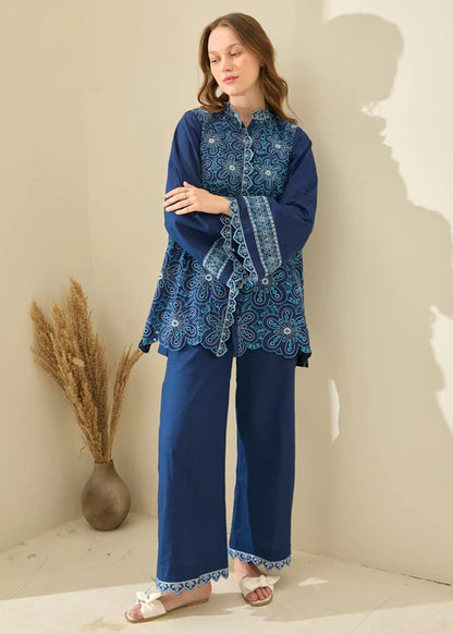 Civra – Embroidered 2Pc Co-ords Set - Kiara