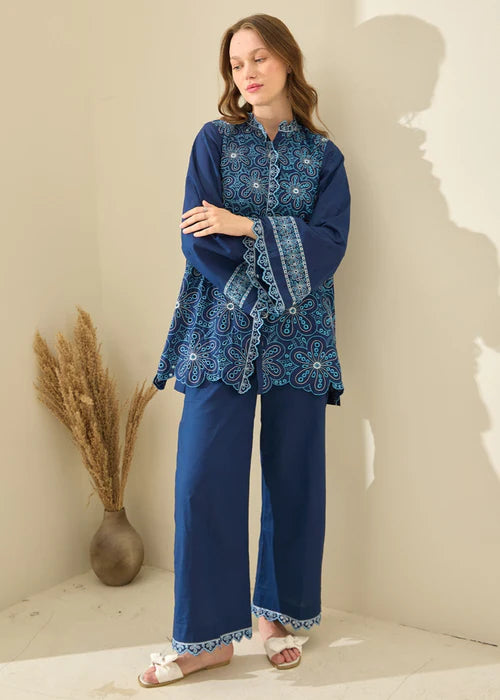 Civra – Embroidered 2Pc Co-ords Set - Kiara